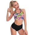 thumbnail image 3 of Play Kirby Women's Sports Bras Racerback Padded Workout Slimming Tank Tops Camisole Yoga Vest Activewear Fitness Running Crop Top, 3 of 6