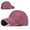 Wine Red, variant on SPRING PARK Vintage Solid Color Anti UV Outdoor Sports Ponytail Hat Baseball Cap Men Women