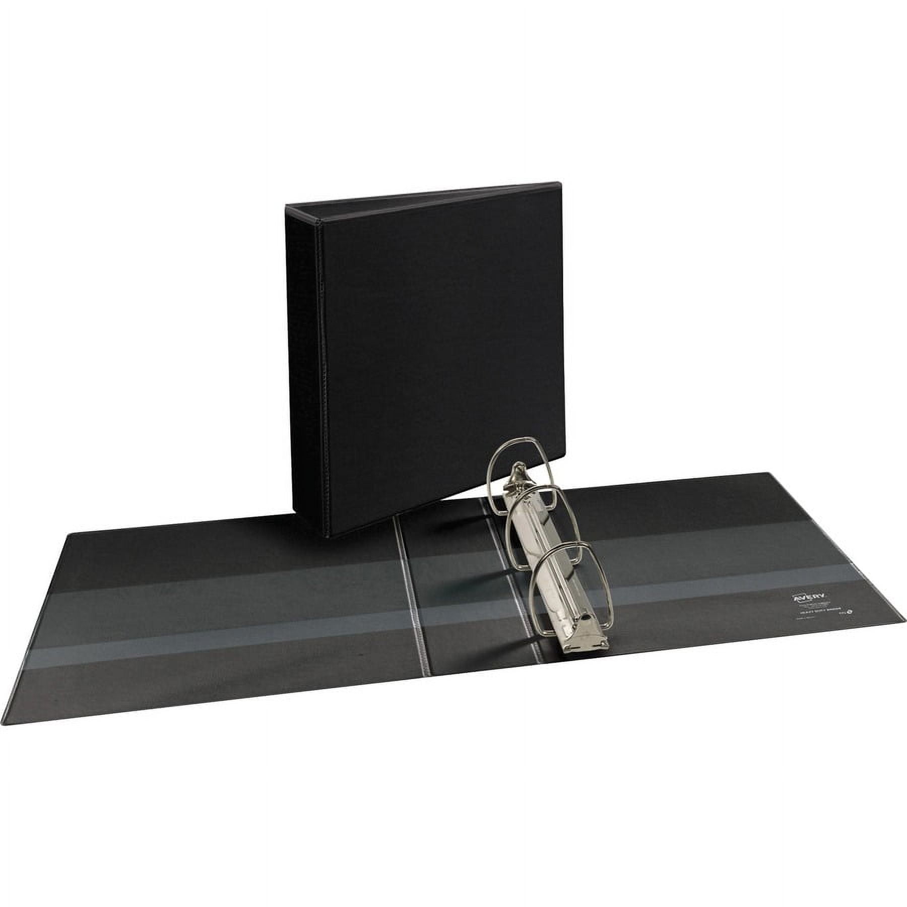 Avery Durable View Binder with EZD Rings, 3" Letter Size 8.5" x 11", 670‑Sheet Capacity, Black