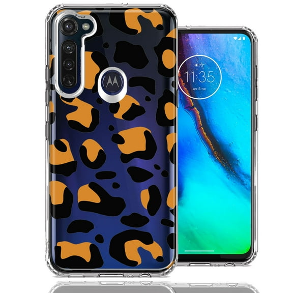 MUNDAZE for Motorola Moto G Stylus Classic Animal Wild Leopard Jaguar Print Double Layer Phone Case Cover