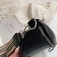 thumbnail image 3 of Bolsa bandolera clásico de cuero para mujer, cinturón para el pecho, bandolera (negro) Ehuebsd Para Estrenar, 3 of 9
