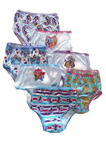 Girls Kids My Little Pony Pants Underwear Briefs Knickers Set 1-5 Years 3 Pack 