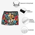 thumbnail image 3 of Susaid Different Cats 1 Print Men's Mesh Boxer Briefs Cooling Breathable Sports Underwear Wide Waistband Boxer Briefs W/Fly-X-Large, 3 of 5