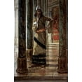 thumbnail image 2 of Tissot, James 22x32 White Modern Wood Framed Museum Art Print Titled - Mordecai, 2 of 4