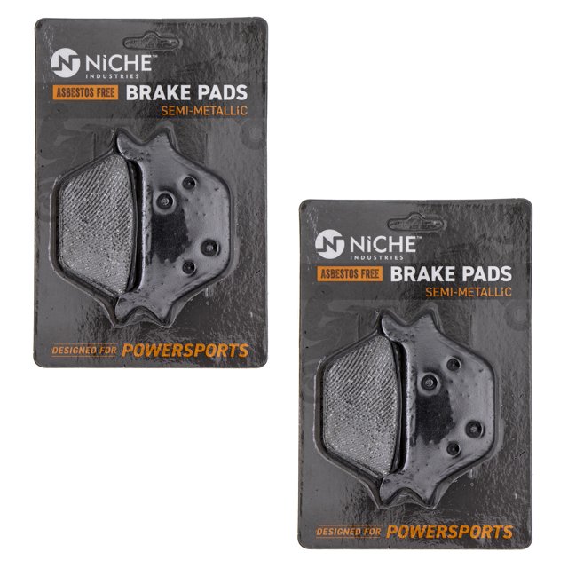Niche Rear Brake Pad for Harley-Davidson Dyna Semi-Metallic Motorcycle 2 Pack 519-KPA2305D