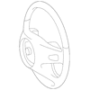 Genuine OE Mercedes-Benz Steering Wheel - 164-460-53-03-7F07