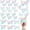 Silver, variant on PETGLE 24 Pcs Large Butterfly Party Decoration 3D Butterflies Wall Decor Set 2 Sizes 3 Styles Large Stickers for Birthday Baby Shower Nursery Bedroom Wedding Decor Cutouts (Glitter Silver)