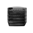 thumbnail image 4 of LNGOOR 1pc 5-tier Metal Mesh Wall Mounted File Holder  Letter Magazine Document Organizer  Mail Sorter For Office Home, 4 of 7