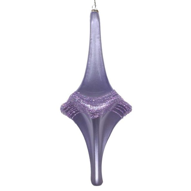 Vickerman MT194186D 12 Po. Ornement Lavande Candy Glitter Drop
