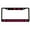 Black/Black/Dark pink, variant on Cavalier King Charles Spaniel Style Dog Metal License Plate Frame Personalized/Car Accessories Car Tag Holder Cover (Chrome/Silver/Blue)
