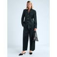 thumbnail image 3 of Free Assembly Women's and Women's Plus High Break Velvet Blazer, Sizes XS-4X, 3 of 6