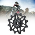 thumbnail image 6 of 12T/14T Rear Derailleur Pulley Aluminum Alloy Jockey Wheel Ceramic Guide Pulley Roller , Mountain Bike, , BMX , 12 12T Black, 6 of 9