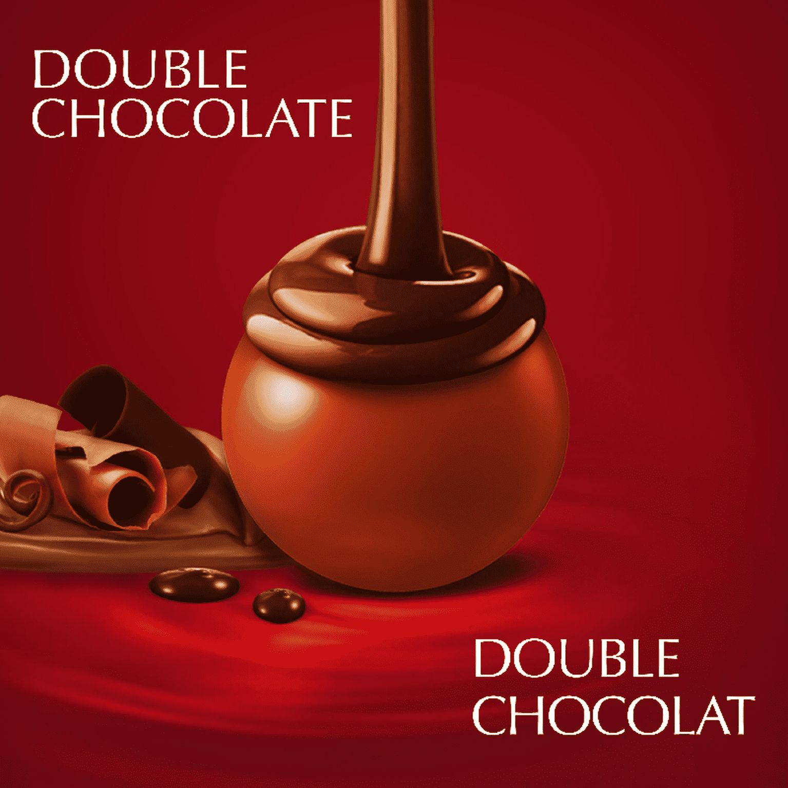 Truffes LINDOR double chocolat de Lindt – Sachet (150 g) Sachet 150g