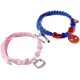 thumbnail image 1 of Pulsera de la Amistad Kitty Spider para parejas, mejor amiga, familia Bff, pulsera magnética de corazón a juego para hija, hermana, Bestie, 1 of 5