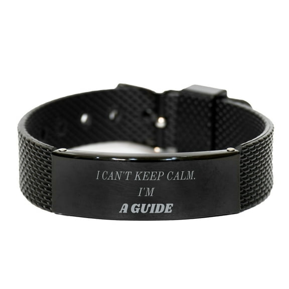 Black Shark Mesh Bracelet - Guide for the Confident, Strong, and Inspirational Minded. A Perfect Gift for Birthdays, Graduations, and Holidays.