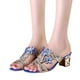 thumbnail image 5 of Amzcrzy Zapatos de mujer,Zapatos de mujer,Zapatillas de mujer, Sandalias de metal con suela plana y cuentas para mujer Sandalias Mujer Zapatillas De Casa, 5 of 9