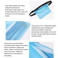 thumbnail image 4 of Toystoory Bolsa ajustable de la prenda impermeable de la correa de cintura para nadar Bolsa secreta triple de la prenda impermeable de la tira Deportes acuáticos rosa, 4 of 6