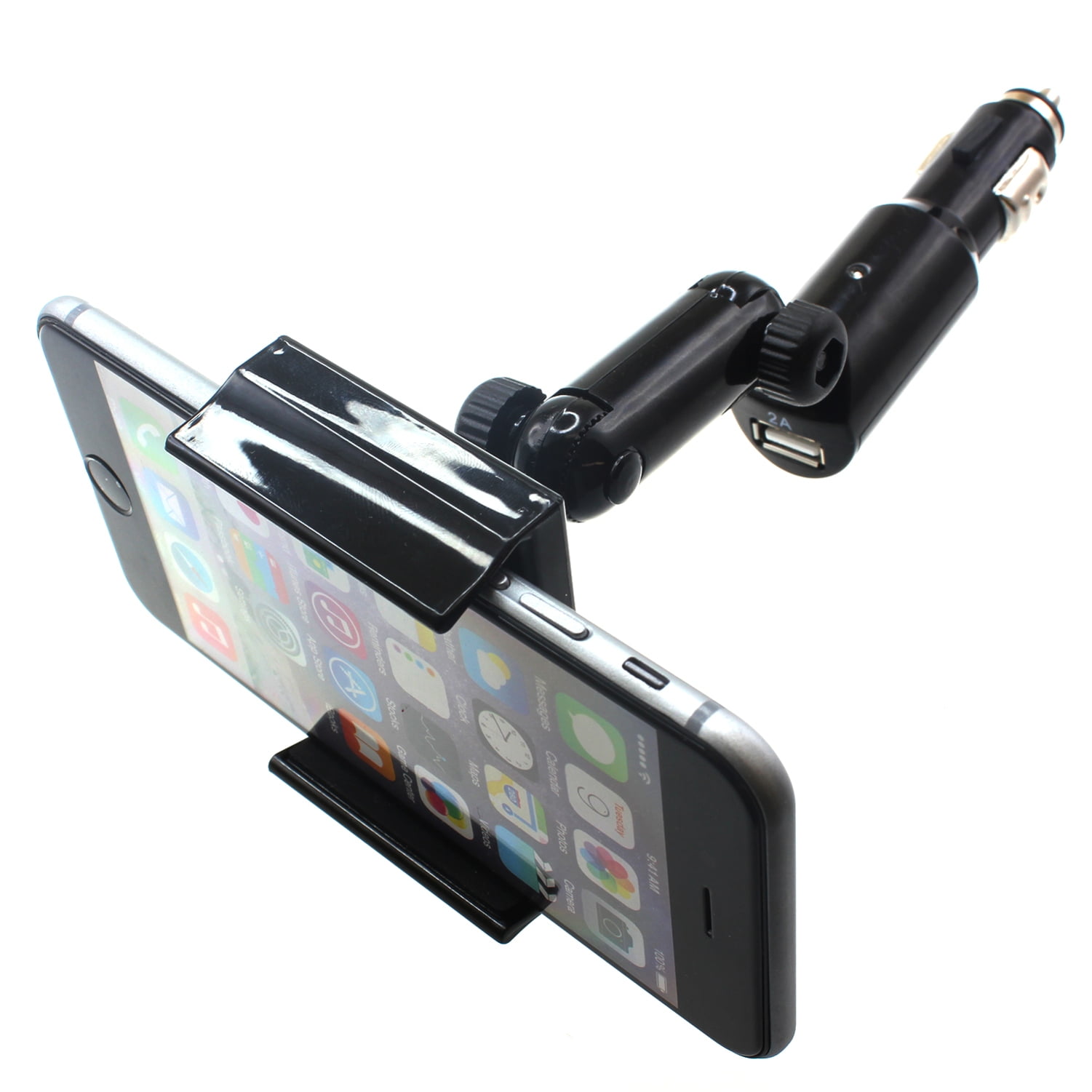 Charger Car Mount for Jitterbug Smart3 Phone Holder DC Socket USB Port Cradle Rotating Q1R