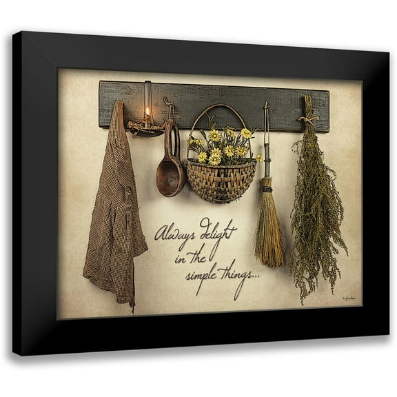 Boyer, Susie 14x12 Black Modern Framed Museum Art Print Titled - Always Delight