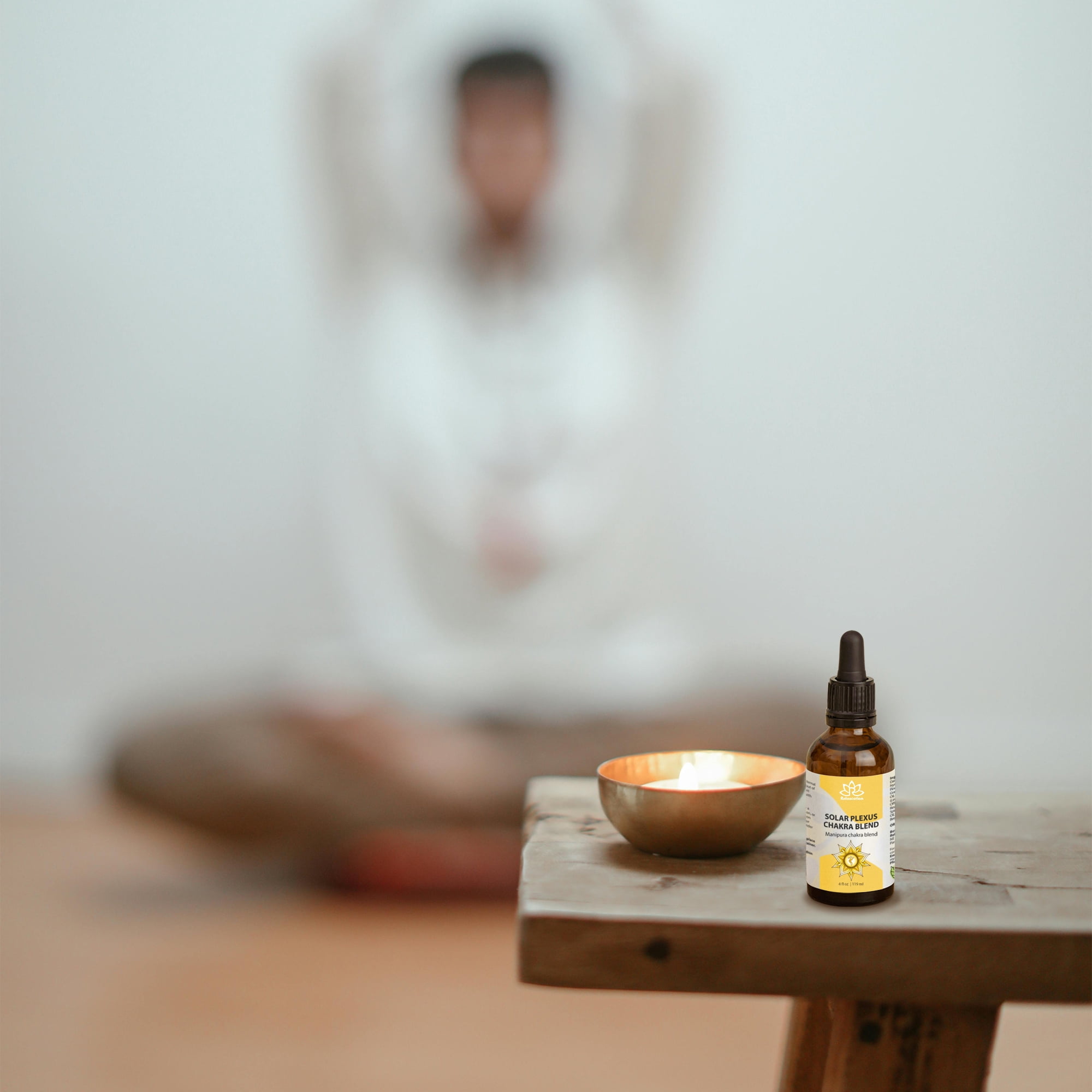 Solar Plexus Chakra Essential Oil Blend (Manipura) – Aromatherapy Diffuser Oil 4 fl.oz by Relaxcation