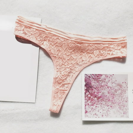 

Underwear Women High Waisted New Hot Panties For Women Lace Sexy Through Hollow Out Cotton Low Waist Lace Thong
