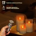 thumbnail image 3 of Luz de vela electrónica, luz de vela de llama led, función de cronometraje, con control remoto, adecuada para decoración del hogar, bodas, fiestas, navidad, Semana Santa, 3 of 7