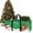 green, variant on Christmas Tree Storage Bag 7.5 Ft Large Christmas Tree Bag with Reinforced Handles & Dual Zippers Wide Opening, Heavy Duty Oxford Fabric Xmas Ornament Storage Box Protects From Moisture, Dust