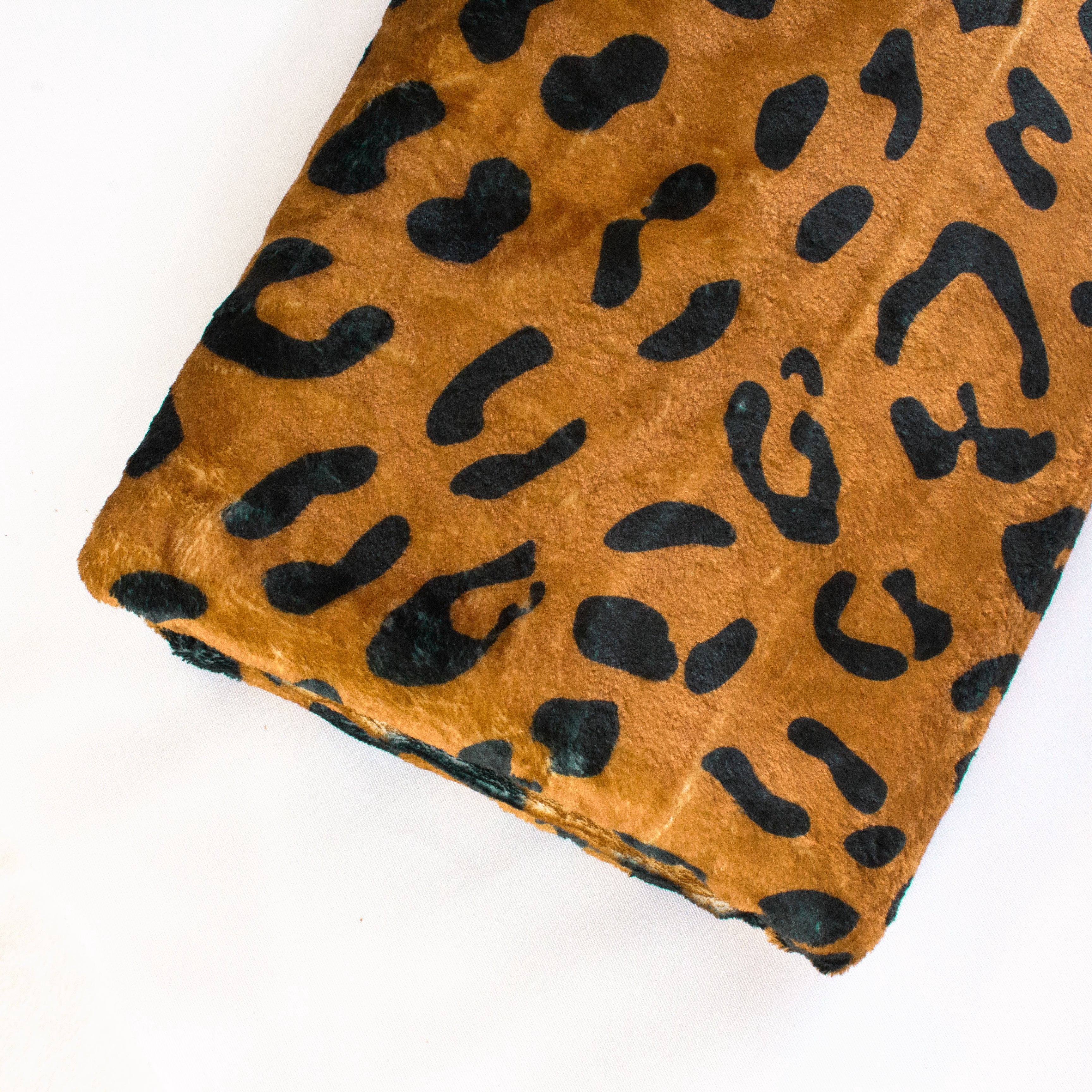 Everything Comfy Leopard Print Decorative Throw Blanket, 30" X 40", Dark Brown
