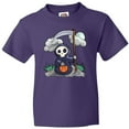 thumbnail image 3 of Inktastic Halloween Trick or Treating Cute Grim Reaper Youth T-Shirt, 3 of 5
