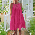 thumbnail image 2 of Camisola de Encaje para Mujer, Color Rojo Rosa, Talla S, 2 of 6