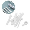 thumbnail image 6 of 10Pcs White Cable Ties Fastening Cable Strap Cable Cord Cables, 6 of 10
