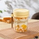 thumbnail image 1 of Juego de Frascos Reutilizables para Avena Durante la Noche, Frascos de Vidrio Sellados de 350 Ml con Tapas y Cucharas, Utilizados para Cereales y Yogur., 1 of 5