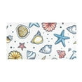 thumbnail image 5 of Bath Mat Soft Plush Non-Slip Absorbent Bathroom Rugs 39"x20" Seashells and Coral, 5 of 8
