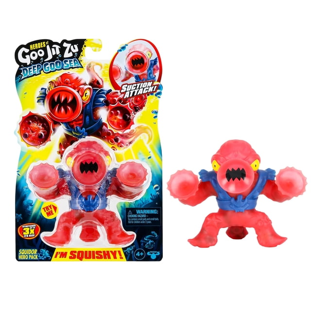 Paquete de héroes Toy Heroes of Goo Jit Zu Deep Goo Sea Squidor