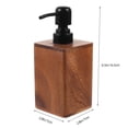 thumbnail image 2 of ORDDIART Container Chocolate Walnut Wood Adults 1Set 6.48x2.75x2.75in, 2 of 8