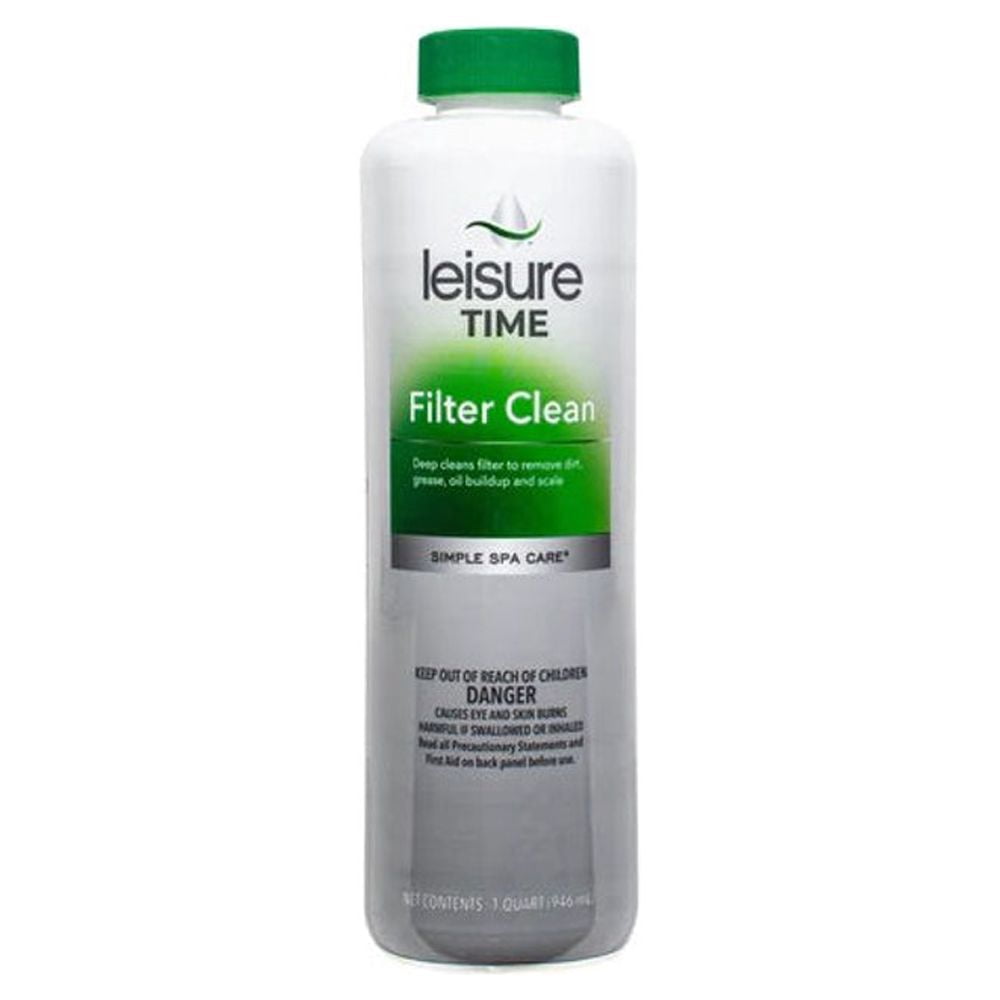 Leisure Time LZ-O-12 Filter Clean Cartridge Cleaner for Spas and Hot Tubs, 12-Pack, 1-Quart