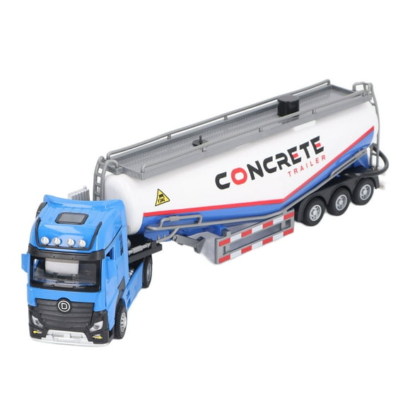 1:32 Scale Alloy Concrete Pump Truck Toy, Details, Water Spray, Longer Body, Improve Creativity, Excellent Alloy