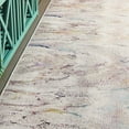 thumbnail image 3 of SAFAVIEH Rainbow Valentina Abstract Indoor/Outdoor Runner Rug, Ivory/Blue Gold, 2'6" x 8', 3 of 6