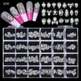 thumbnail image 4 of Milue Nail Art Rhinestones Kit,3D Luxury Nail Crystals,Nail Gems Metal Nail Charms, 4 of 21