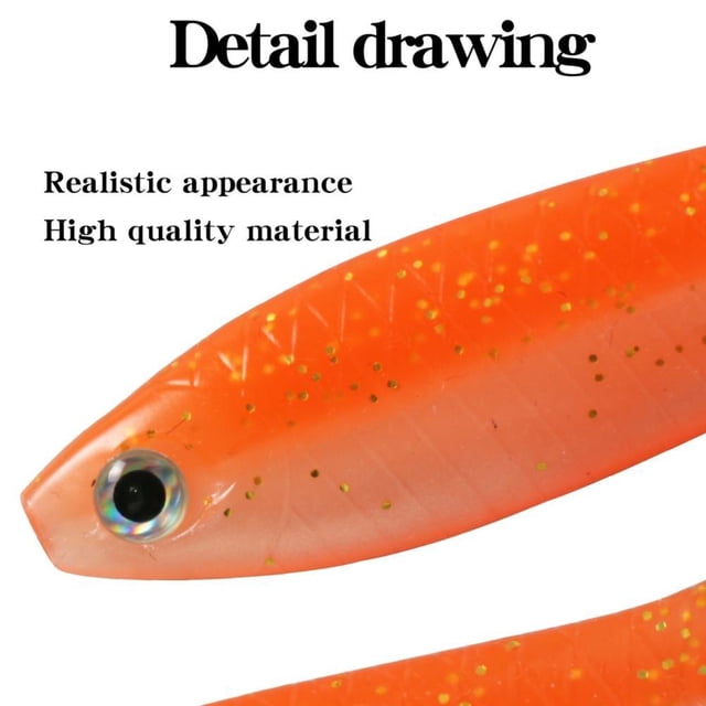 Se?uelos De Pesca 10 Cm Se?uelos De Pesca Saltos Simulación Loach Cebo Suave Se?uelos De Natación Cebo De Pesca Bass Swimbait Para Agua Salada Agua Dulce ANGGREK Otros