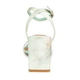 thumbnail image 3 of Journee Womens Chasity Open Square Toe Block Heel Sandals, 3 of 8