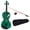 Green, variant on 4/4 Full Size Natural Acoustic Violin with Case, Bow, and Rosin - Ideal for Student and Beginners, Natural