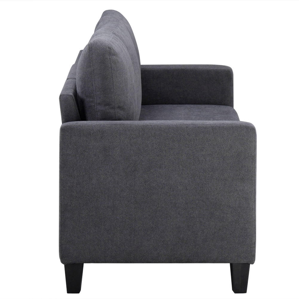 Lowestbest L-Shaped Double Chaise Longue Combination Sofa (Dark Grey) Lowestbest L-Shaped Double Chaise Longue Combination Sofa (Dark Grey)