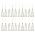 thumbnail image 1 of 27Ga Dispensing Needles, 52PCS 1/2 Inch Industrial Blunt Tip Dispensing Needle Syringes with Luer Lock Needle for Refilling Liquid Inks Adhesive Glue Oil,Transparent, 1 of 7