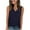 Navy, variant on BLVB Summer Tank Tops for Women Dressy Casual Cami Shirts Sleeveless V Neck Basic Tees Plain Loose Tshirts