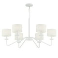 thumbnail image 5 of Trade Winds Cooper 6-Light Chandelier in Bisque White, 5 of 6