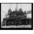 thumbnail image 2 of Historic Framed Print, Ship's company, [U.S.S.] Maine, 17-7/8" x 21-7/8", 2 of 9