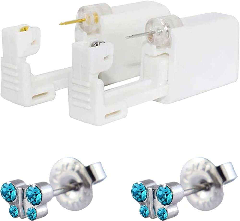 Southwit Pair Disposable Sterile Ear Piercing Gun Ear Cartilage Tragus