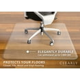 thumbnail image 5 of 36" x 46" Glass Chair Mat with Exclusive Beveled Edge by Clearly Innovative, 5 of 5