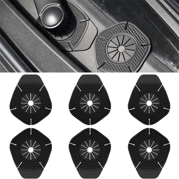 Ke1Clo 6PCS Silicone Wiper Pivot Guards, Wiper Cover Silicon Wiper Hole Protective Cover Wiper Arm Hole Protector for Cars, Trucks, SUVs